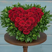 Цветочная композиция из Розы в виде сердца #REPLACE_PRED# Нефтекамске