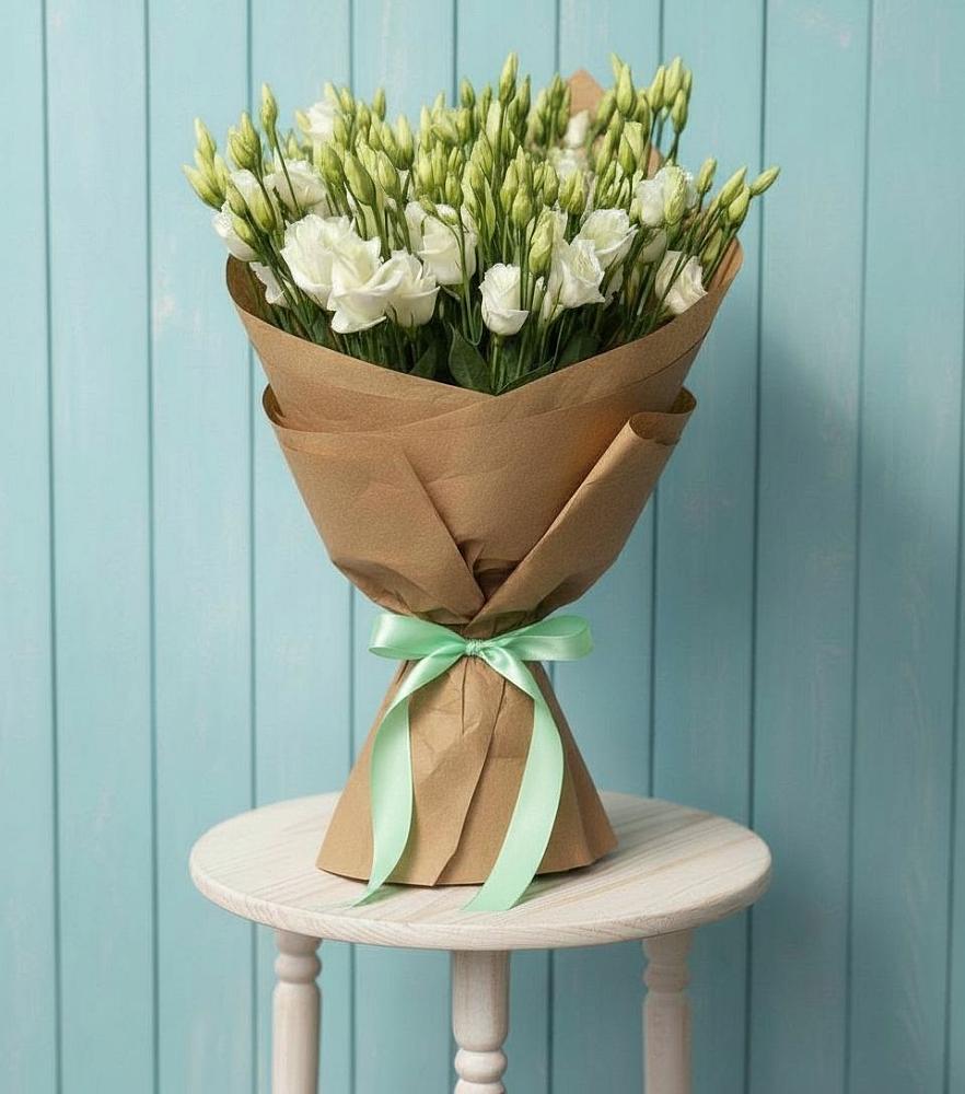 Букет цветов из: Лизиантусы в Нефтекамске