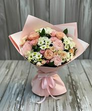 Букет цветов из:  Гвоздики, Розы и Хризантемы #REPLACE_PRED# Нефтекамске