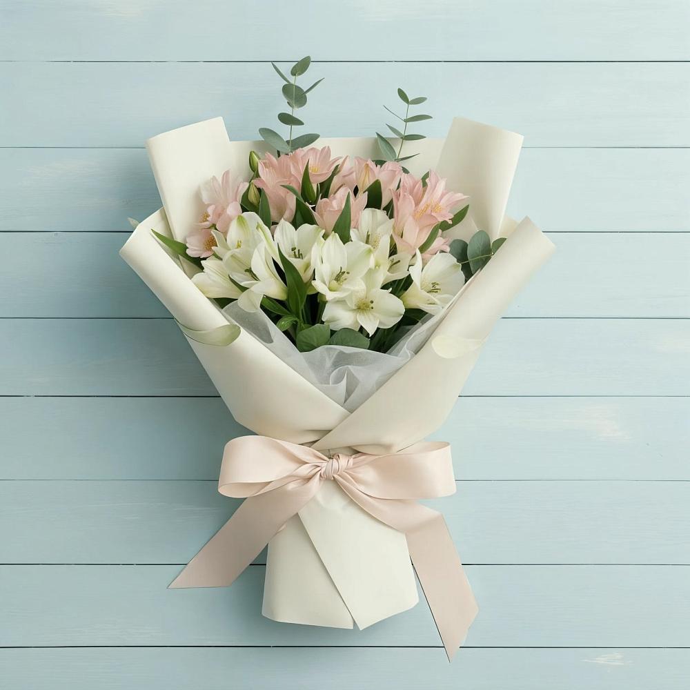 Букет цветов из: Альстромерии в Нефтекамске