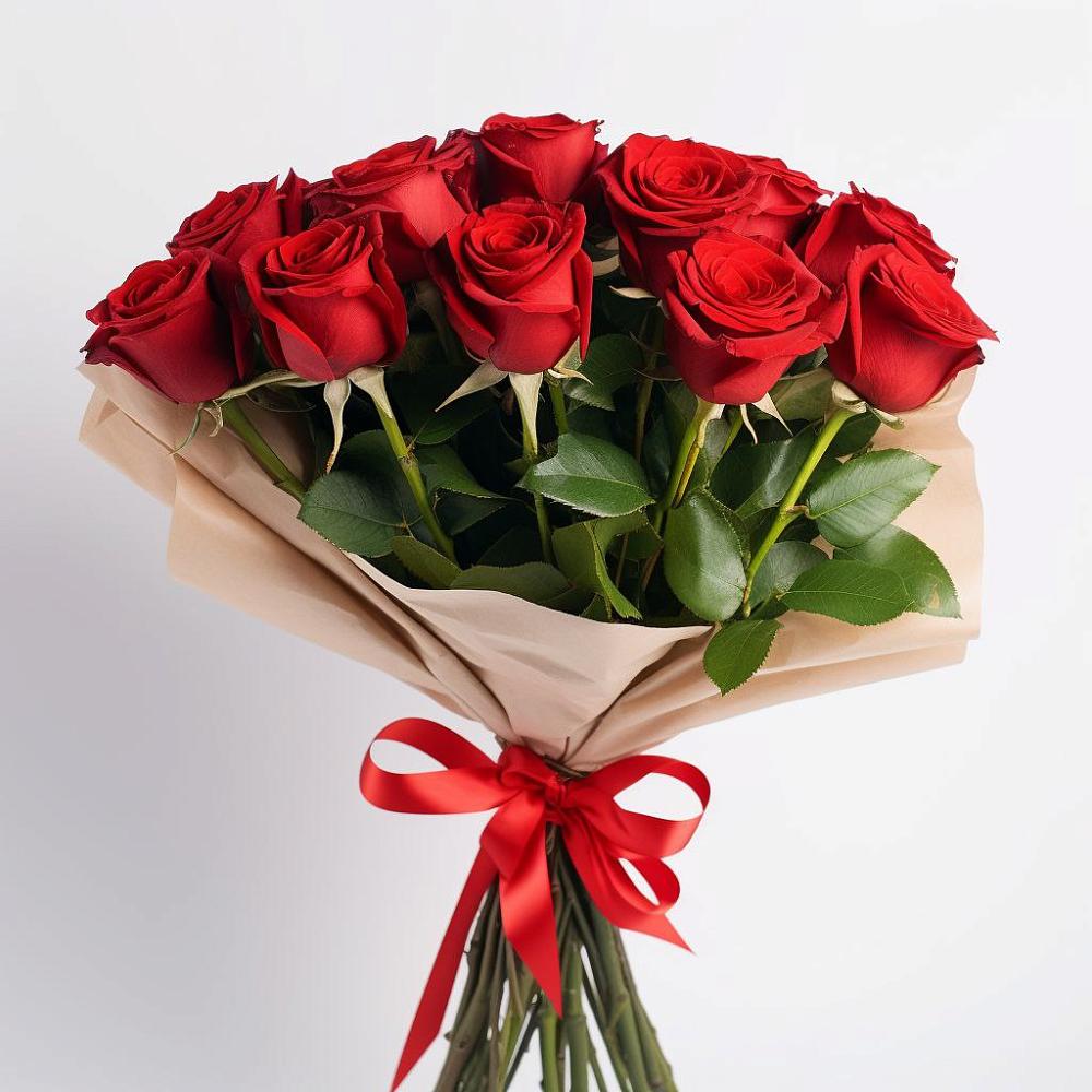 Букет 11 Красных роз Эдлесс Лав в Нефтекамске