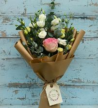 Букет цветов из:  Розы и Лизиантусы #REPLACE_PRED# Нефтекамске